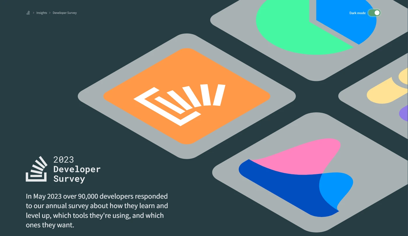 نتایج نظرسنجی توسعه دهندگان استک اورفلو برای 2023 منتشر شد