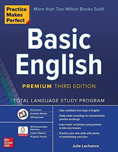دانلود PDF کتاب Practice makes perfect Basic English
