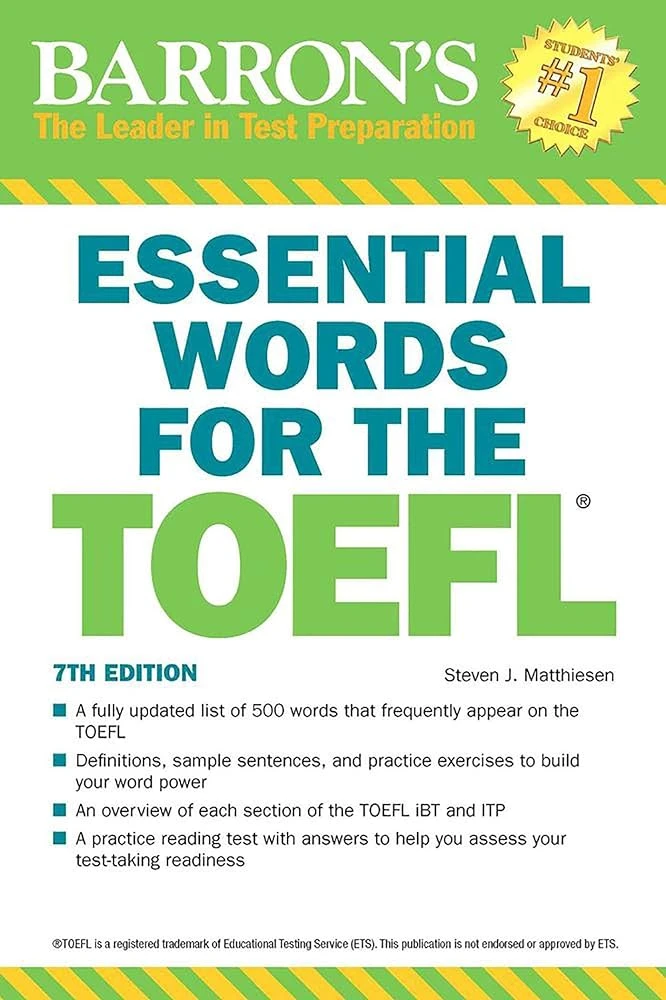 جلد کتاب Essential Words for the TOEFL