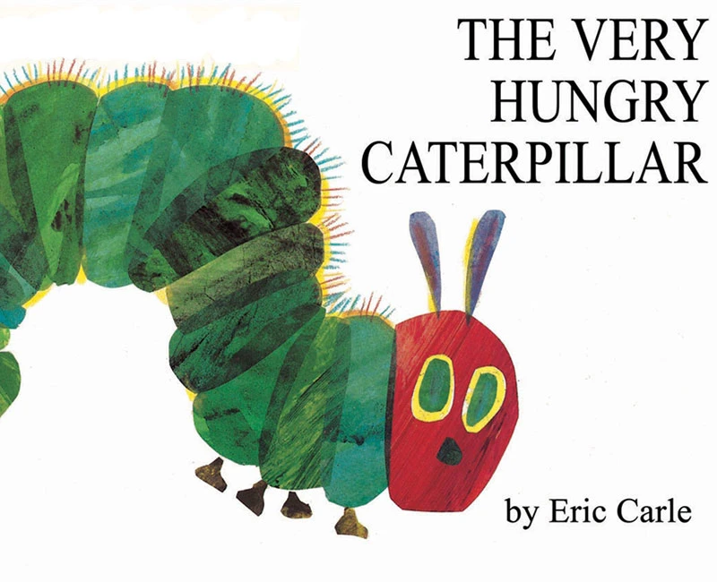 جلد کتاب The very hungry caterpillar