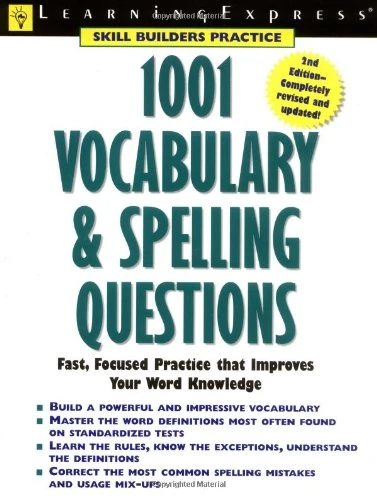 دانلود PDF کتاب 1001 vocabulary spelling questions