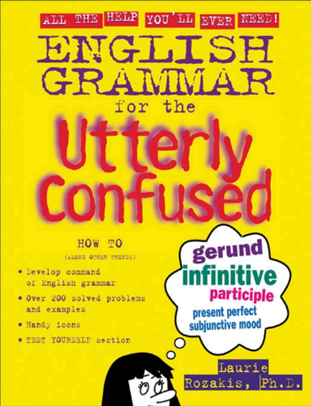 جلد کتاب English Grammar for the Utterly Confused