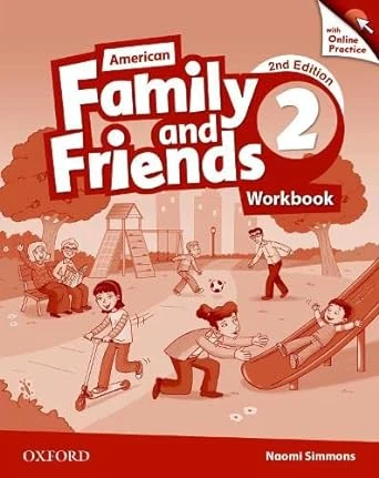 جلد کتاب Family and Friends American 2 work book