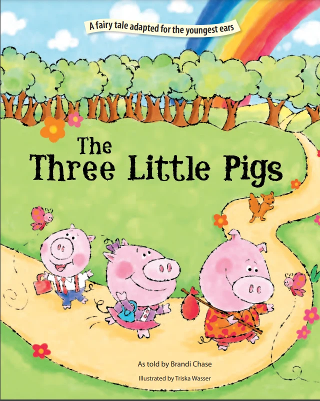 جلد کتاب Three Little Pigs