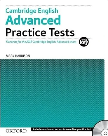 جلد کتاب Cambridge English Advanced Practice Tests