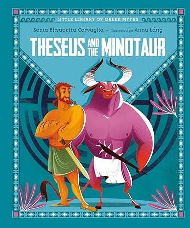 جلد کتاب Theseus and the Minotaur