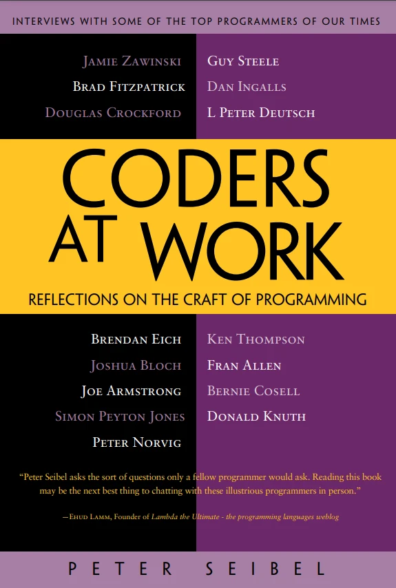 دانلود PDF کتاب Coders at Work: Reflections on the Craft of Programming