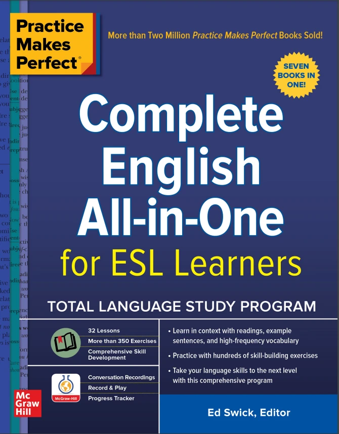 Practice Makes Perfect: Complete English All-in-One for ESL Learners, 3rd Edition