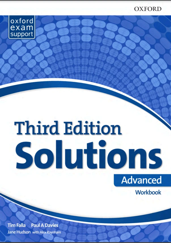 جلد کتاب Solutions Advanced Workbook