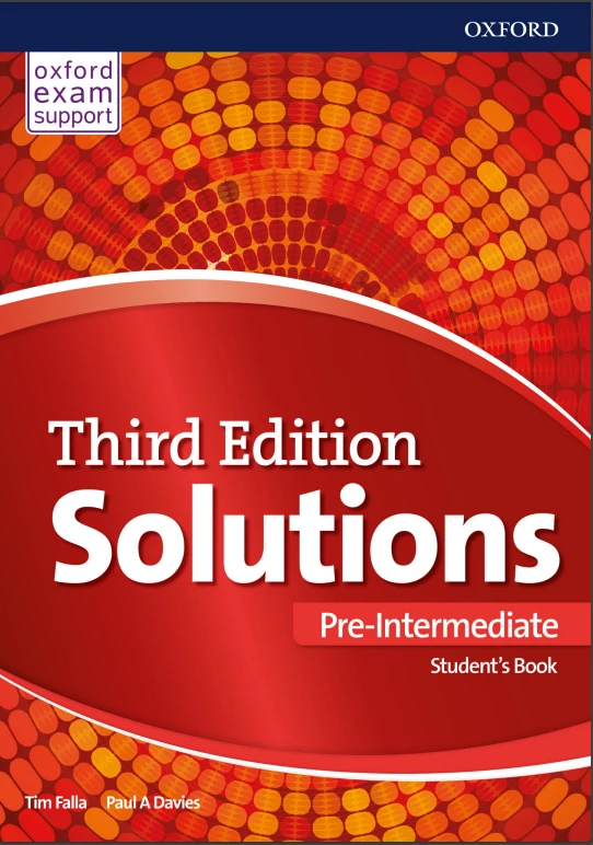 جلد کتاب Solutions Pre-Intermediate Student's Book