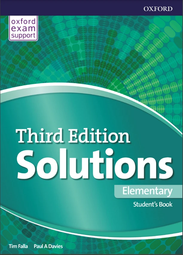 جلد کتاب Solutions Elementary Student's Book