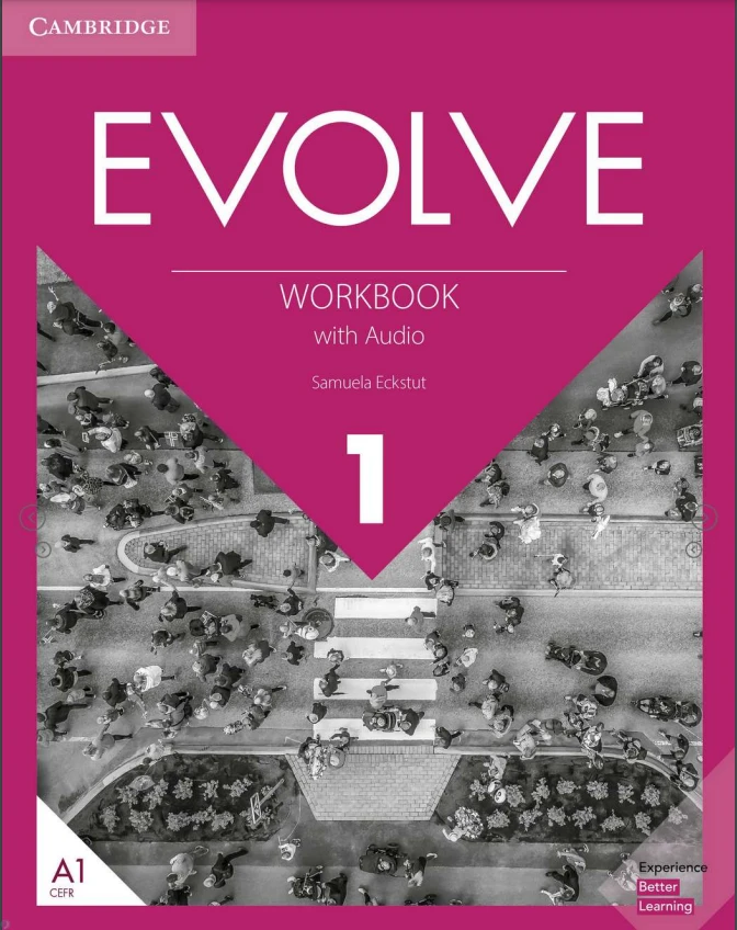 جلد کتاب Evolve 1 Workbook