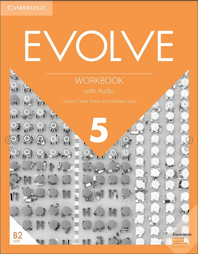 جلد کتاب Evolve 5 Workbook