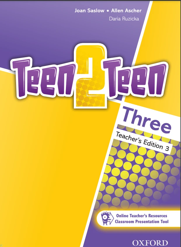 جلد کتاب Teen2Teen 3 Teacher's book