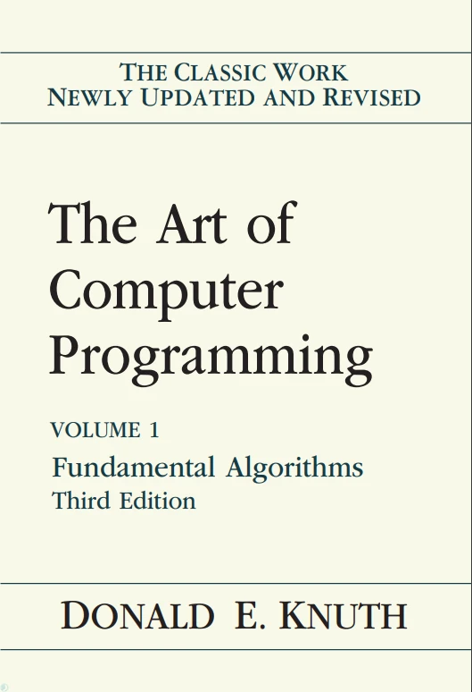 کتاب The Art of Computer Programming, Volume 1, 3rd Edition