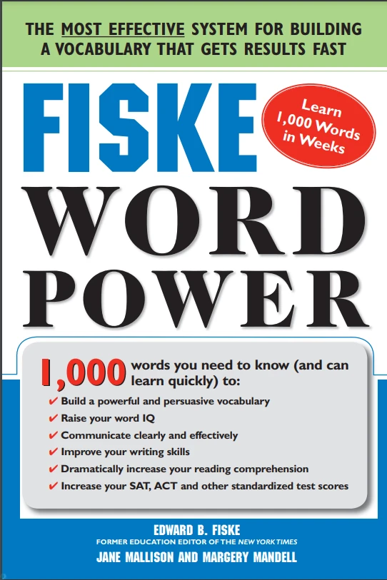 جلد کتاب Fiske Word Power