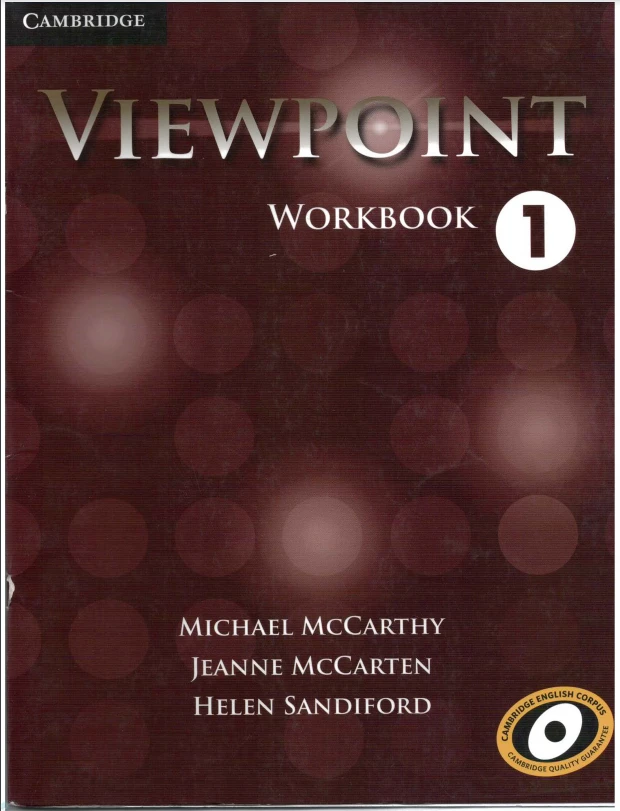 جلد کتاب Viewpoint 1 Workbook