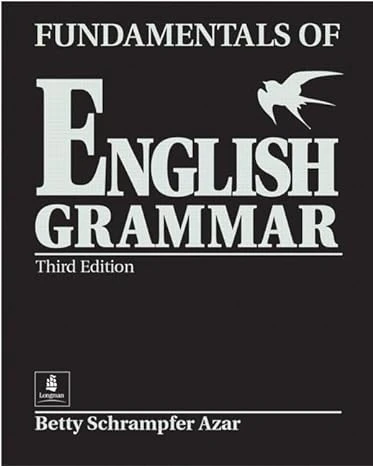 جلد کتاب Fundamentals of English Grammar