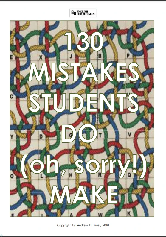 جلد کتاب 130Mistakes Students Make