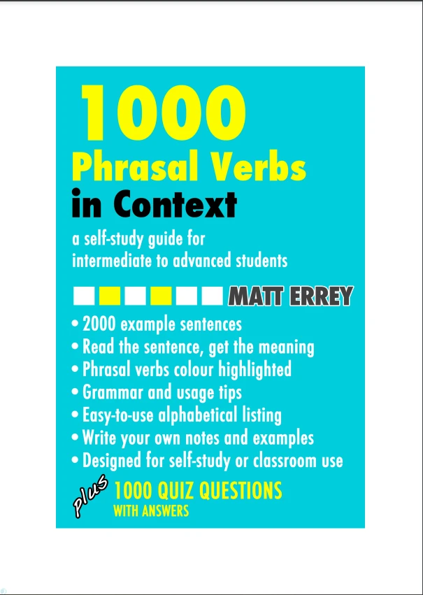 دانلود کتاب 1000 Phrasal Verbs In Context (نسخه PDF)