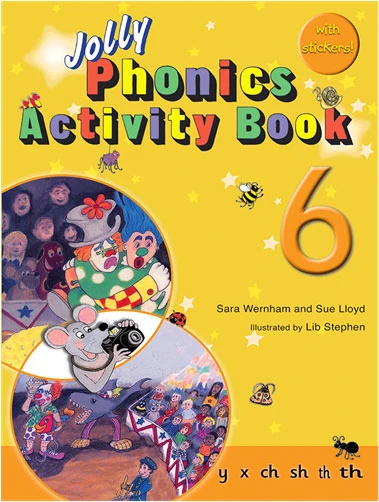 جلد کتاب Jolly Phonics Activity Book 6