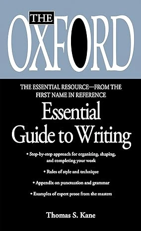 دانلود PDF کتاب The Oxford Essential Guide to Writing