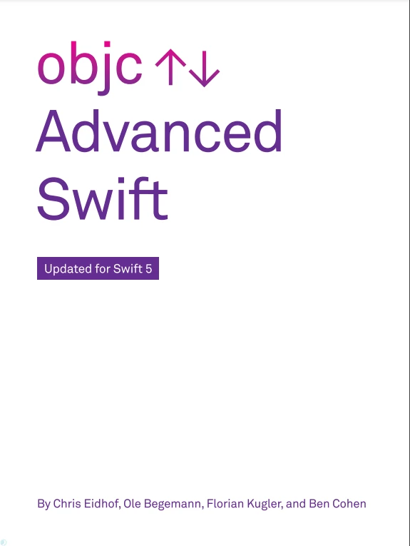 دانلود کتاب Advanced Swift - سوئیفت پیشرفته (نسخه PDF)