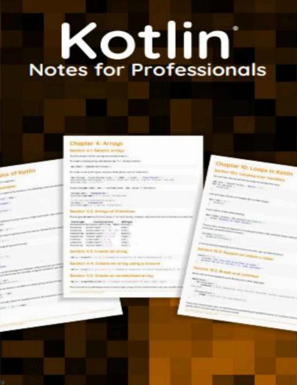 دانلود کتاب Android Programming with Kotlin for Professionals: guide to kotlin programming notes for Professionals step by step (نسخه PDF)