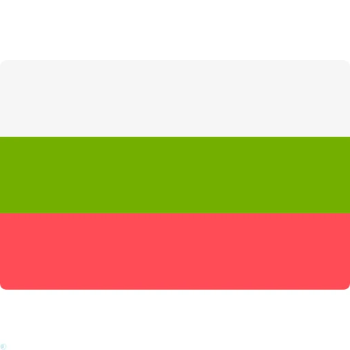 دانلود آیکون پرچم بلغارستان (مستطیلی) با فرمت PNG