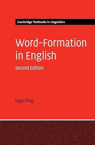 جلد کتاب Word-Formation in English