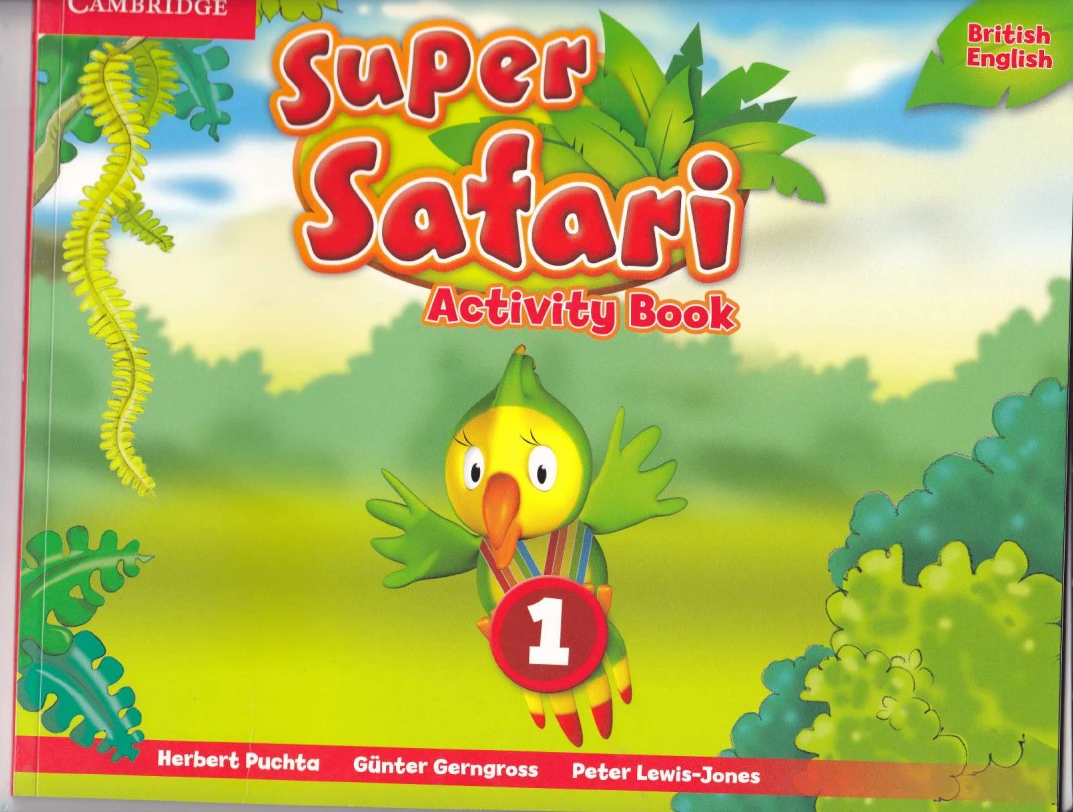 جلد کتاب super safari 1 activity book