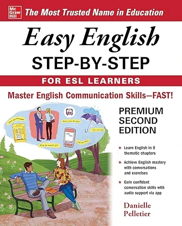 جلد کتاب Easy English Step-by-Step for ESL Learners 2nd Edition