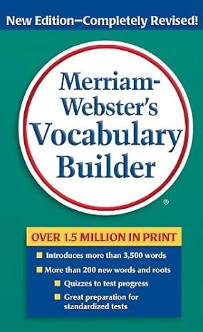 جلد کتاب Merriam Webster’s Vocabulary Builder