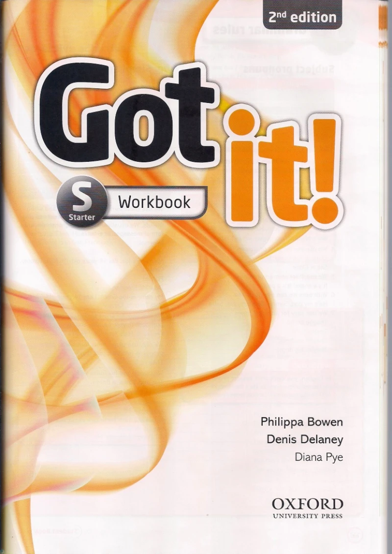 کتاب Got It Starter WORK BOOK