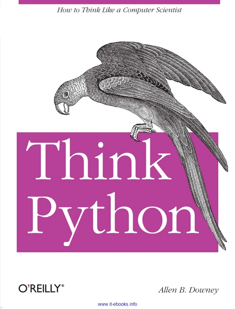 دانلود PDF کتاب Think Python: How to Think Like a Computer Scientist