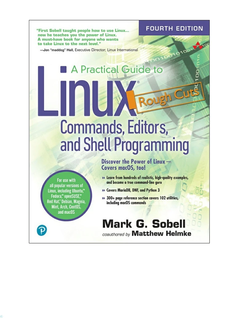 کتاب A Practical Guide to Linux Commands, Editors, and Shell Programming