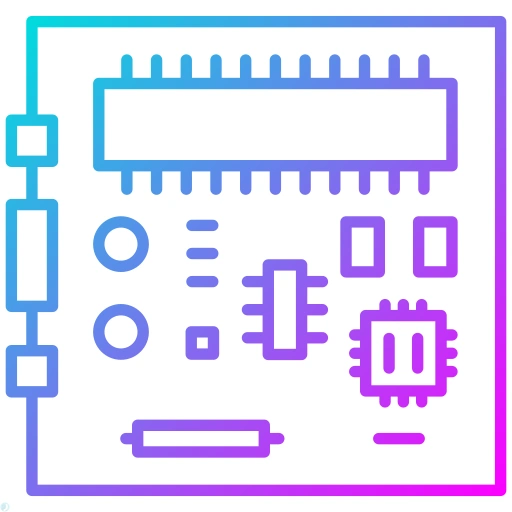 دانلود آیکون مادربرد (استایل گرادیان خطی) با فرمت PNG