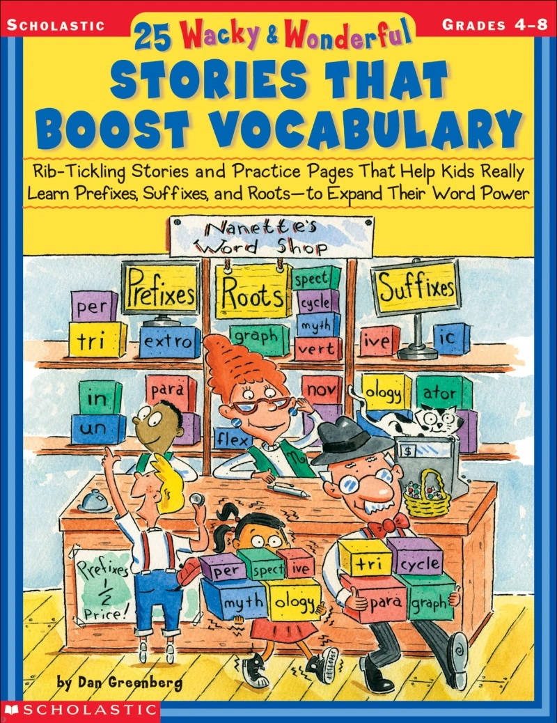 کتاب 25 Wacky  Wonderful Stories That Boost Vocabulary