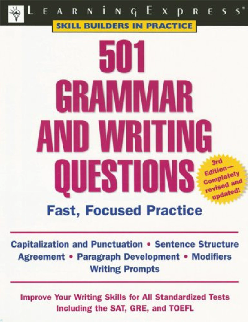 دانلود PDF کتاب 501 Grammar & Writing Questions