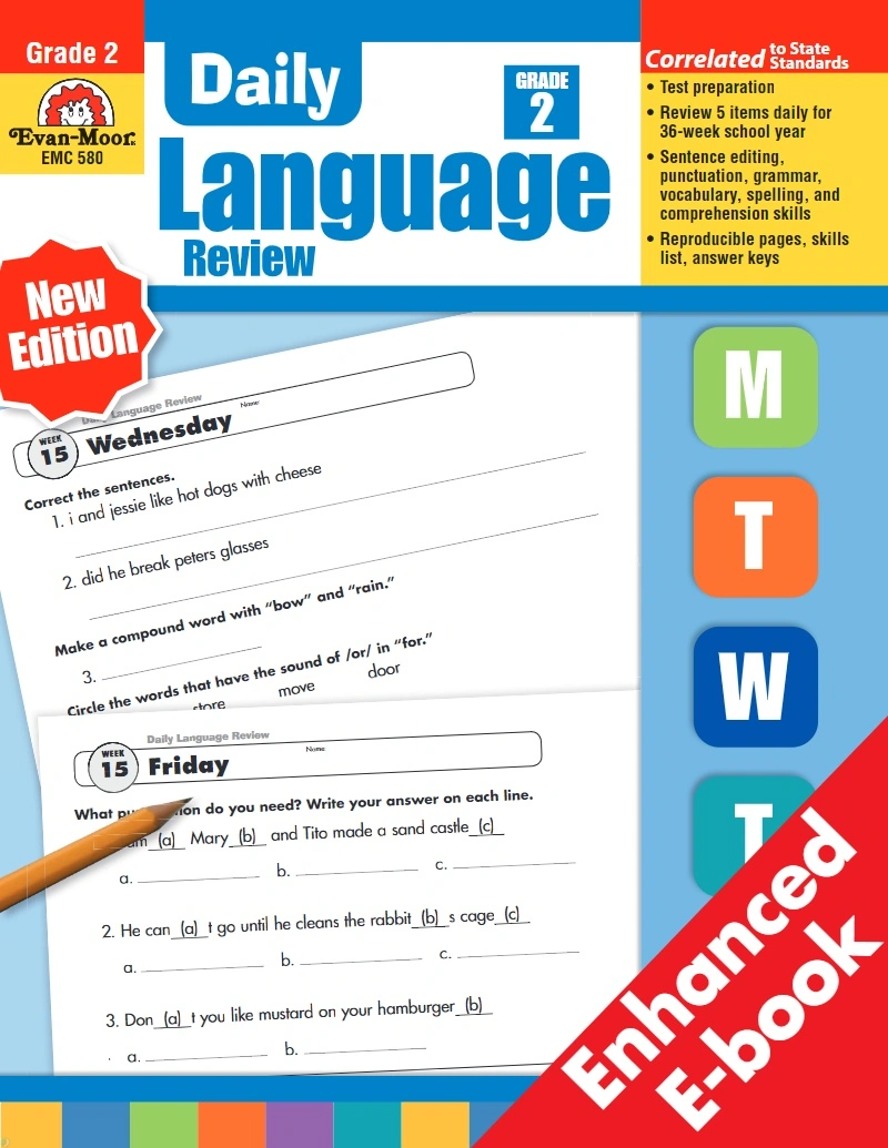 دانلود PDF کتاب Daily Language Review, Grade 2