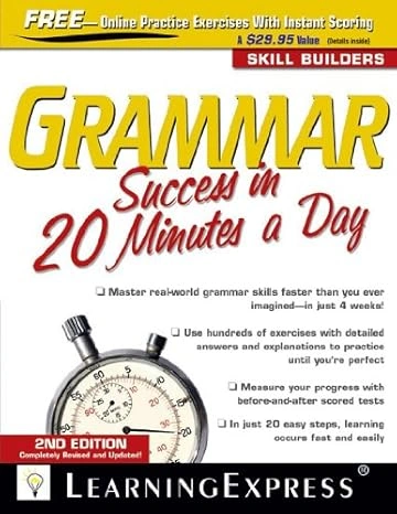 دانلود PDF کتاب Grammar Success in 20 Minutes a Day 2nd Edition