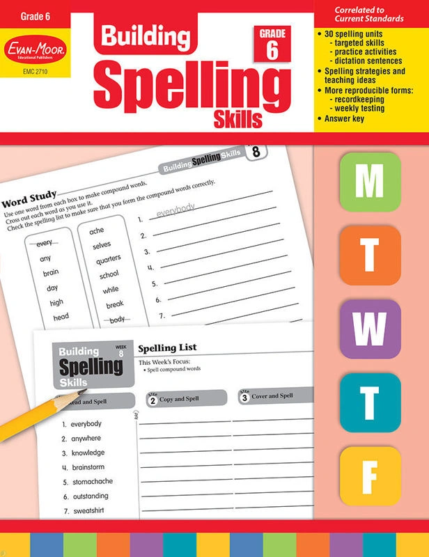 دانلود کتاب Building Spelling Skills, Grade 6 (نسخه PDF)