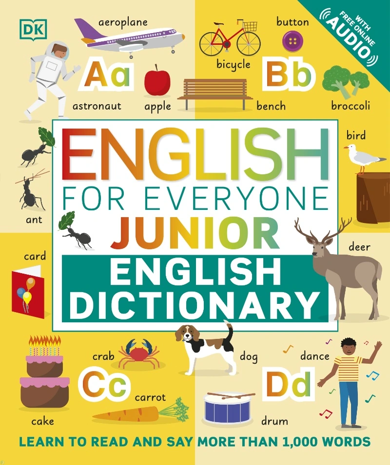 کتاب English for Everyone Junior English Dictionary Learn to Read and Say More than 1,000 Words