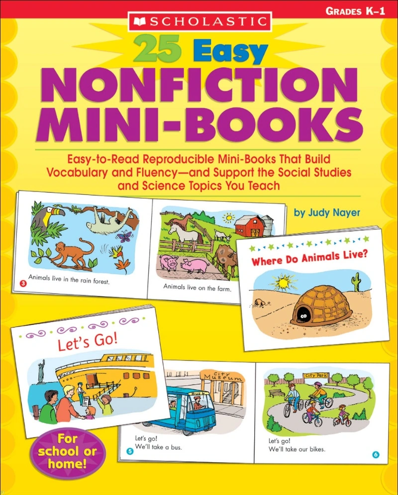 کتاب 25 Easy Bilingual Nonfiction Mini-Books