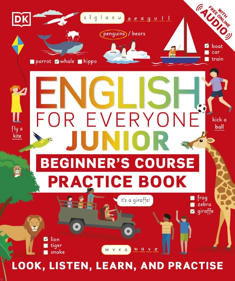 کتاب English for Everyone Junior Beginners Practice Book Look, Listen, Learn, and Practise