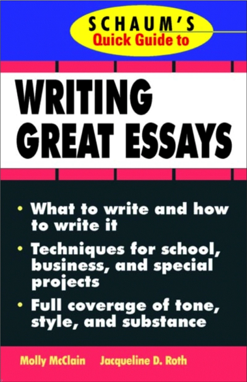 دانلود PDF کتاب Schaums Quick Guide to Essay Writing