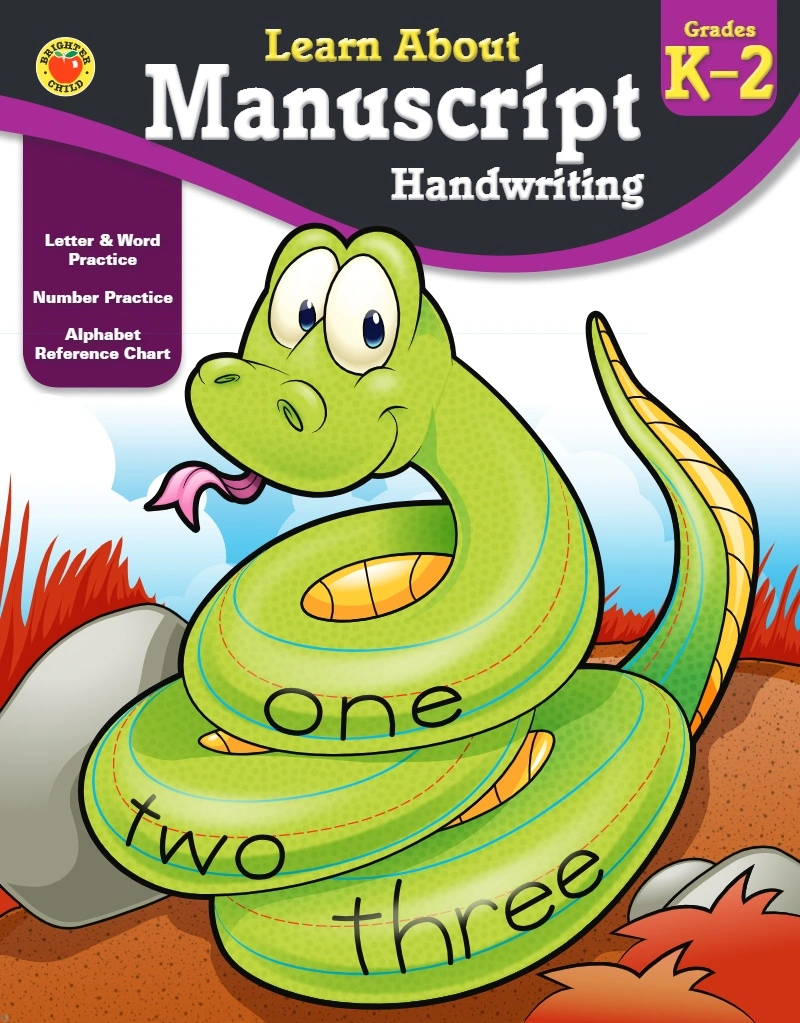 کتاب Learn About - Manuscript Handwriting, Grades K - 2