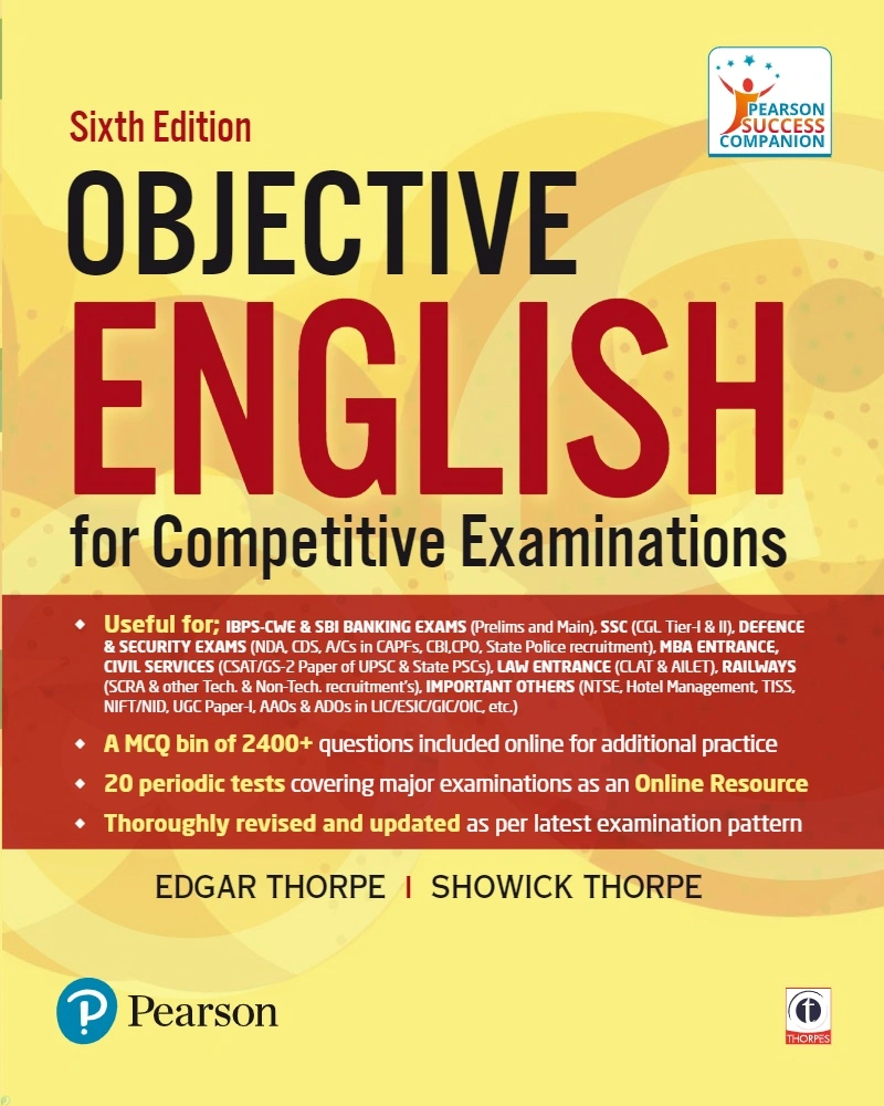 کتاب Objective English for Competitive Examinations