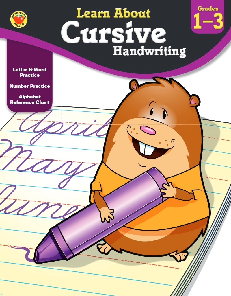 کتاب Learn About - Cursive Handwriting, Grades 1 - 3