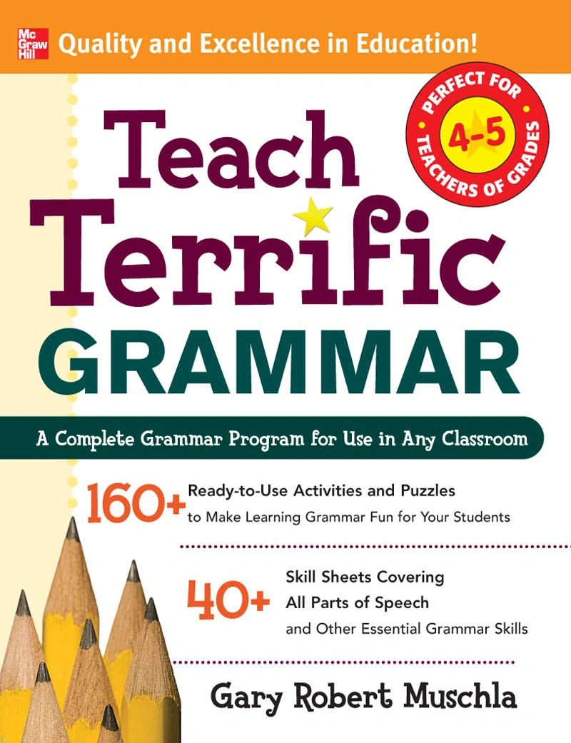 دانلود PDF کتاب Teach Terrific Grammar, Grades 4-5